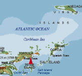Karte British Virgin Islands