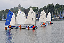 Praxis Optisegeln auf dem Starnberger See