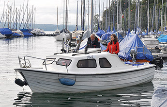 Unser Ausbildungsboot Praxis