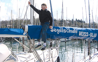 Gutschein Segelschule Weiss-Blau