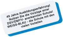 49 Jahre Ausbildungserfahrung